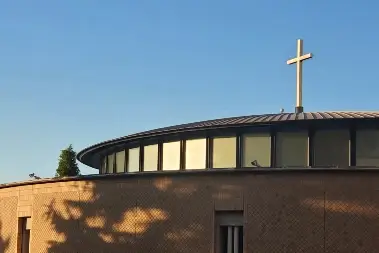 聖イグナチオ教会 主聖堂　朝焼けの主聖堂