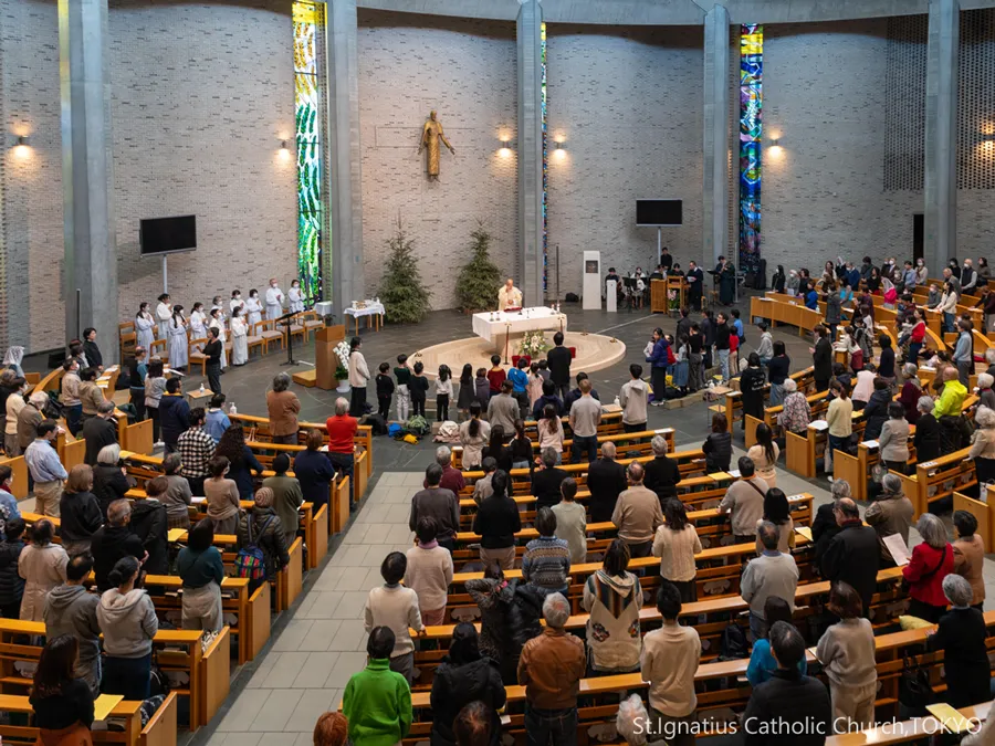1/11(日)10:00- 主の洗礼の祝日 子どもとともにささげるミサの主聖堂遠景
